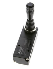 5/3 G1/4'' (G1/8'') Valve à levier manuel pour centre de pression 0-8bar/0-112psi E.MC