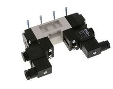 5/3 ISO 5599-1 Electrovanne centrale d'échappement 24V DC 2-10bar/28-140psi YPC