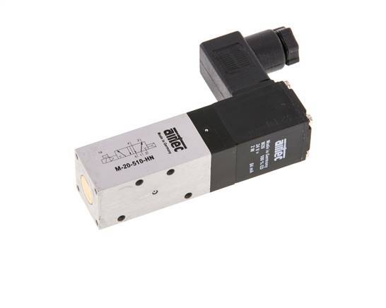 5/2 M5 Electrovanne 12V DC 2.5-8bar/35.0-112psi Airtec