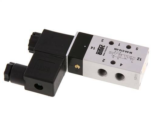 electrovanne 5/2 G1/8'' 24V DC 2.5-10bar/35.0-140psi Airtec