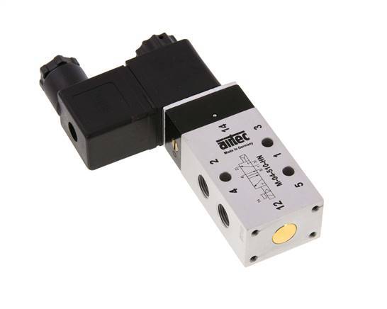 electrovanne 5/2 G1/8'' 24V DC 2.5-10bar/35.0-140psi Airtec