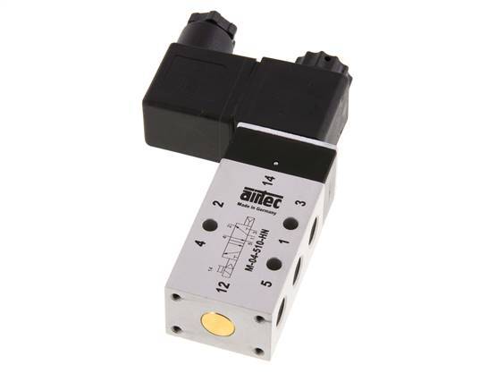 electrovanne 5/2 G1/8'' 24V DC 2.5-10bar/35.0-140psi Airtec