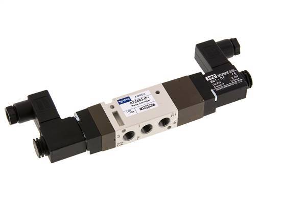 5/3 G1/8'' Exhaust Center Solenoid Valve 12V DC 2-10bar/28-140psi YPC
