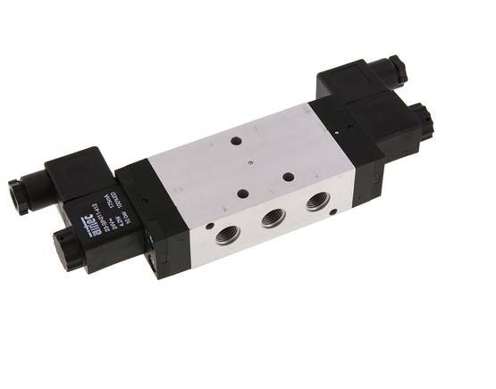 5/3 G1/4'' Electrovanne centrale d'échappement 24V AC 3-10bar/42-140psi Airtec