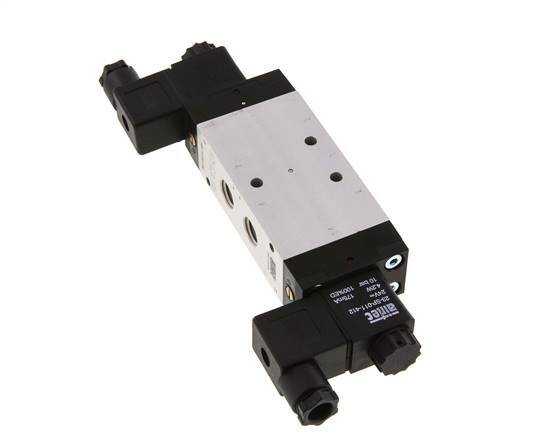 5/3 G1/4'' Electrovanne centrale d'échappement 24V AC 3-10bar/42-140psi Airtec