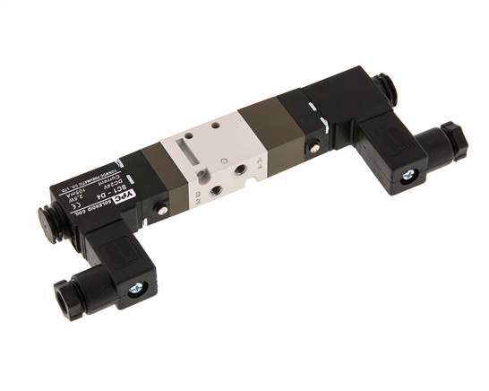 5/3 M5 Electrovanne à centre fermé 24V AC 2-10bar/28-140psi YPC