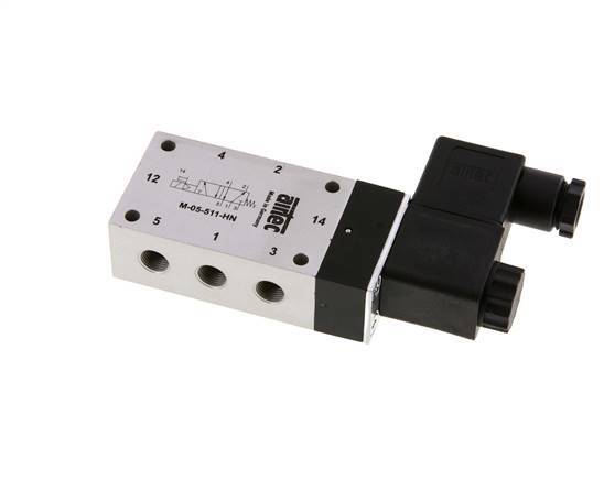 electrovanne 5/2 G1/8'' 24V DC 3-10bar/42-140psi Airtec