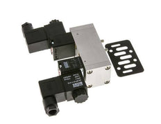 5/3 ISO 5599-1 Exhaust Center Solenoid Valve 48V DC 3-10bar/42-140psi Airtec