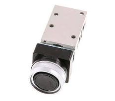 valve à bouton poussoir 3/2 G1/8'' noir 0-8bar/0-112psi YPC