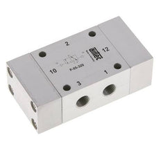 3/2 G1/8'' Bistable Air Pilot Valve 0-10bar/0-140psi Airtec