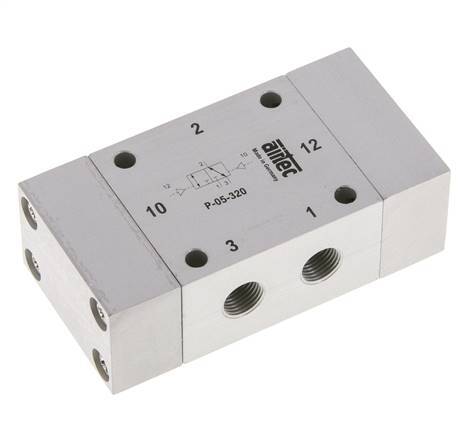 valve pilote d'air bistable 3/2 G1/8'' 0-10bar/0-140psi Airtec