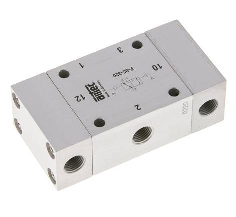 valve pilote d'air bistable 3/2 G1/8'' 0-10bar/0-140psi Airtec