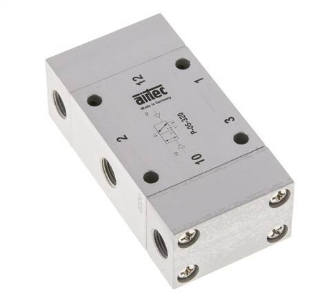 valve pilote d'air bistable 3/2 G1/8'' 0-10bar/0-140psi Airtec