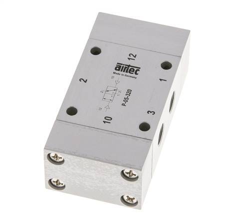 valve pilote d'air bistable 3/2 G1/8'' 0-10bar/0-140psi Airtec