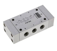 valve pilote d'air centrale d'échappement 5/3 G1/4'' 0-8bar/0-112psi Airtec