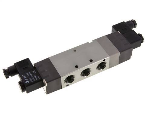 5/3 G1/2'' Electrovanne de centre de pression 24V DC 1.5-8bar/21.0-112psi E.MC