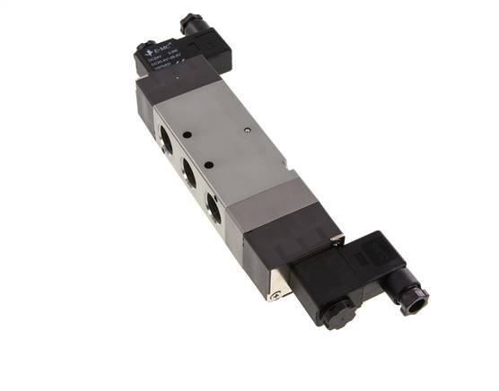 5/3 G1/2'' Electrovanne de centre de pression 24V DC 1.5-8bar/21.0-112psi E.MC