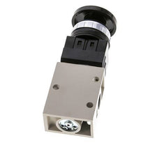 robinet à bouton-poussoir 3/2 G1/4'' noir 0-8bar/0-112psi YPC