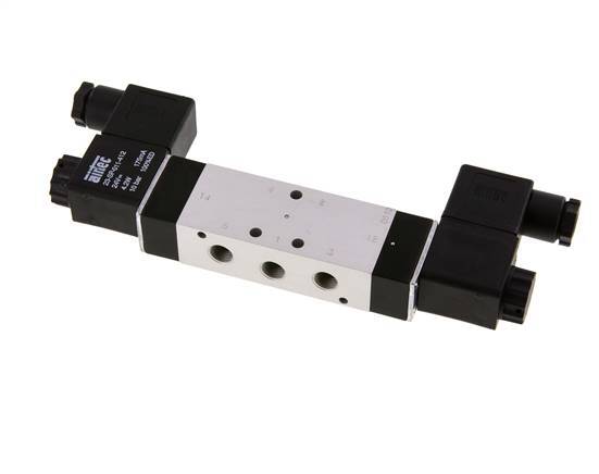 5/3 G1/8'' Electrovanne à centre fermé 230V AC 3-10bar/42-140psi Airtec