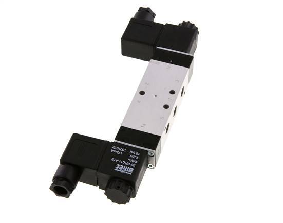 5/3 G1/8'' Electrovanne à centre fermé 230V AC 3-10bar/42-140psi Airtec