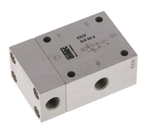 valve pilote d'air 3/2 G1/8'' ATEX 2-10bar/28-140psi Airtec