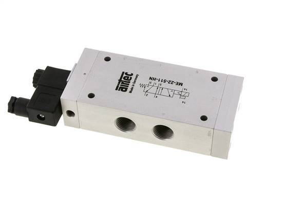 electrovanne 5/2 G1/2'' (G1/8'') Pilote externe 230V AC 0-10bar/0-140psi Airtec