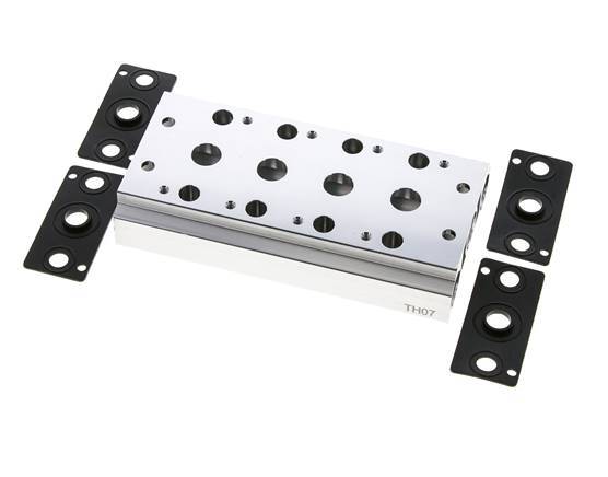 Collecteur 4 stations E.MC 5/2 5/3 voies