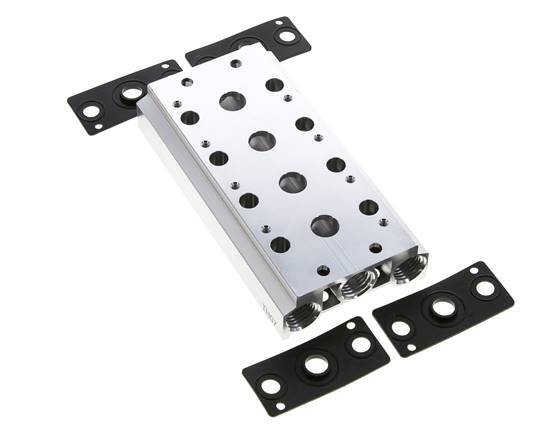 Collecteur 4 stations E.MC 5/2 5/3 voies