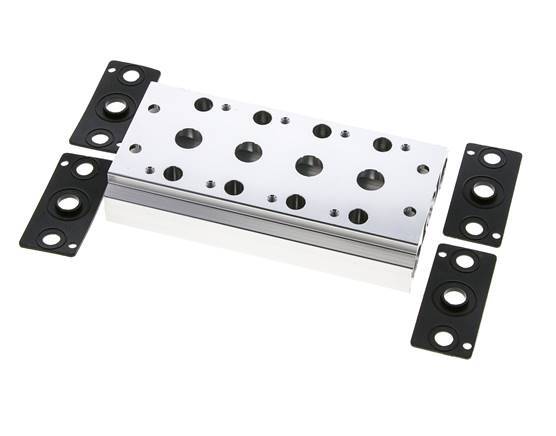 Collecteur 4 stations E.MC 5/2 5/3 voies