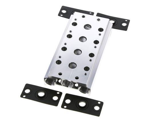 Collecteur 4 stations E.MC 5/2 5/3 voies