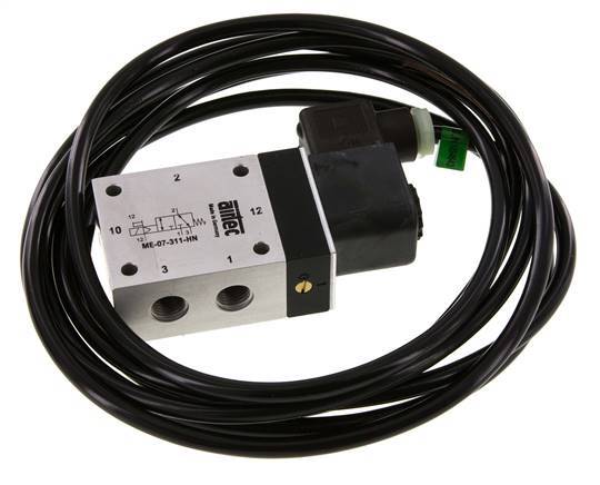 electrovanne 3/2 G1/4'' (G1/8'') Pilote externe 24V DC ATEX 0-10bar/0-140psi Airtec
