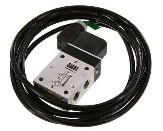 electrovanne 3/2 G1/4'' (G1/8'') Pilote externe 24V DC ATEX 0-10bar/0-140psi Airtec
