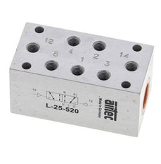 5/2 M5 Valve pilote d'air bistable ATEX 0-10bar/0-140psi Airtec