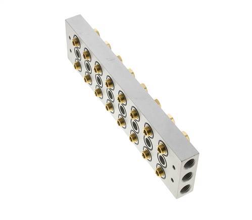 Manifold 8-Stations 5/2 5/3way Airtec M05/P05