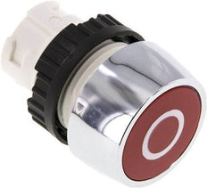 Attachement d'actionneur 22mm bouton poussoir rouge/blanc