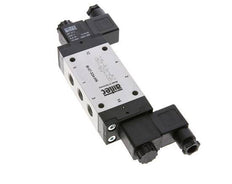 5/3 G1/4'' Pressure Center Solenoid Valve 24V AC 3-8bar/42-112psi Airtec