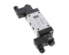 5/3 G1/4'' Pressure Center Solenoid Valve 24V AC 3-8bar/42-112psi Airtec