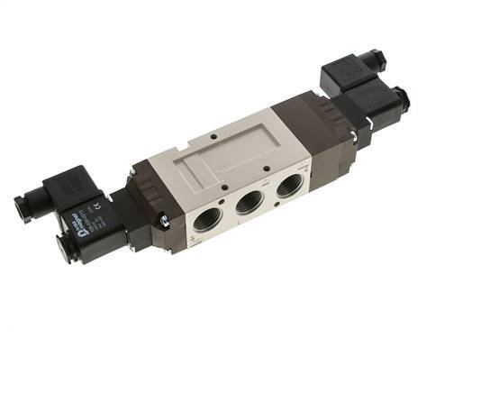 5/3 G1/2'' Electrovanne à centre fermé 115V AC 2-10bar/28-140psi YPC