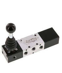 vanne manuelle à levier à centre fermé 5/3 G1/8'' -0.95-10bar/-13.2-140psi