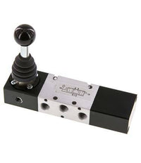 vanne manuelle à levier à centre fermé 5/3 G1/8'' -0.95-10bar/-13.2-140psi