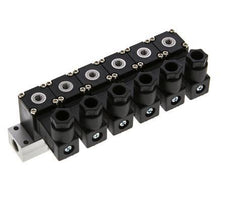 6x3/2 M5 NC Electrovanne 12V DC -0.95-8bar/-13.2-112psi Airtec