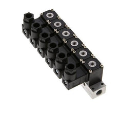 6x3/2 M5 NC Electrovanne 12V DC -0.95-8bar/-13.2-112psi Airtec