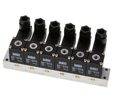 6x3/2 M5 NC Electrovanne 12V DC -0.95-8bar/-13.2-112psi Airtec