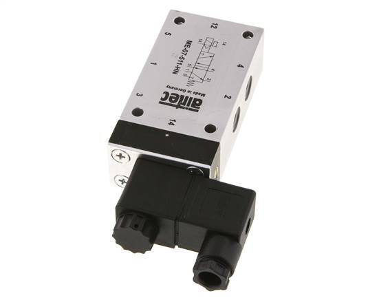 electrovanne 5/2 G1/4'' (G1/8'') Pilote externe 115V AC -0.95-10bar/-13.2-140psi Airtec