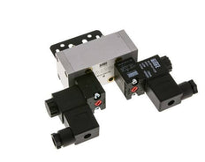 5/3 ISO 5599-1 Center Closed Solenoid Valve 24V AC 3-10bar/42-140psi Airtec