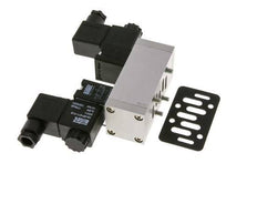 5/3 ISO 5599-1 Center Closed Solenoid Valve 24V AC 3-10bar/42-140psi Airtec