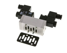 5/3 ISO 5599-1 Center Closed Solenoid Valve 24V AC 3-10bar/42-140psi Airtec
