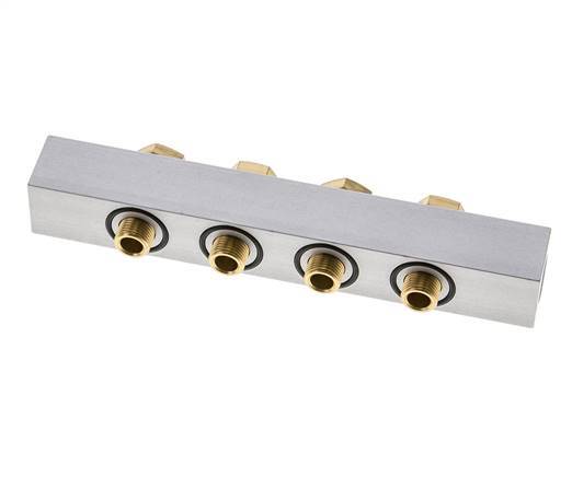 Manifold 4-Stations 3/2 5/2 5/3way Airtec M05/P05