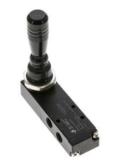 valve à levier central d'échappement 5/3 G1/8'' 0-8bar/0-112psi E.MC