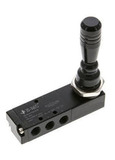 valve à levier central d'échappement 5/3 G1/8'' 0-8bar/0-112psi E.MC